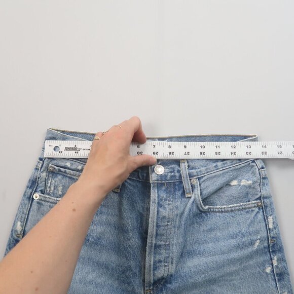 Agolde 90's Mid Rise Loose Fit in Fall Out Size 25 - Picture 14 of 14